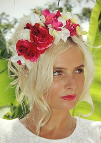 Ободок из цветов