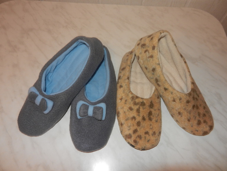 Тапки - балетки для мамы и её детки ... и ещё ...