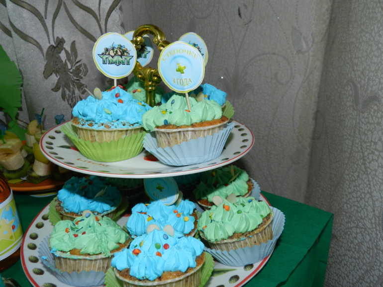 наш 4-ый День рождения или "Праздник с черепашками"