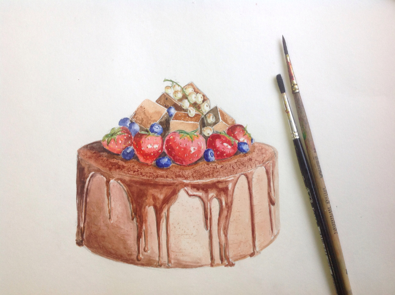 Новые акварели