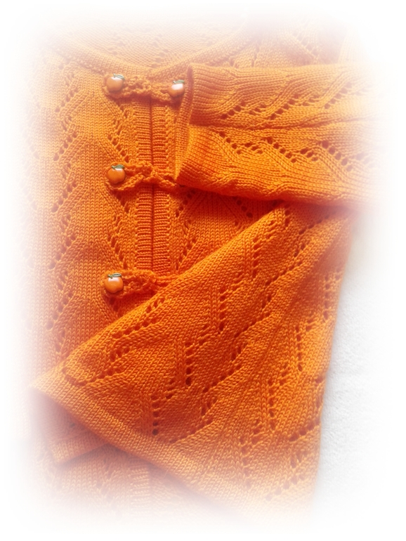 Кардиган "Оранжевое солнце"