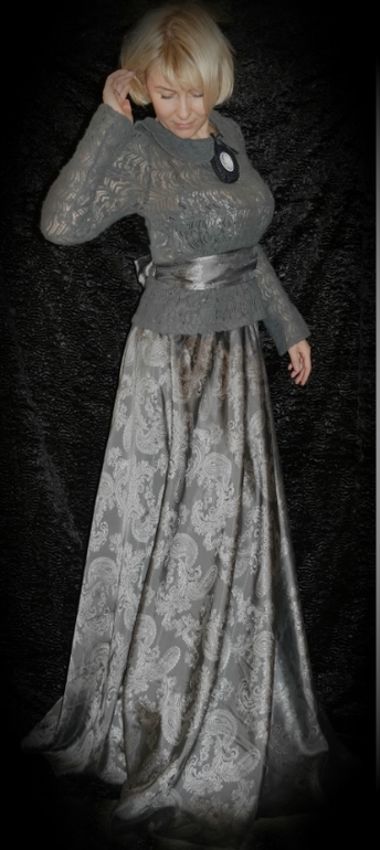 Достойно богини!Ждемпер+юбочка в пол.