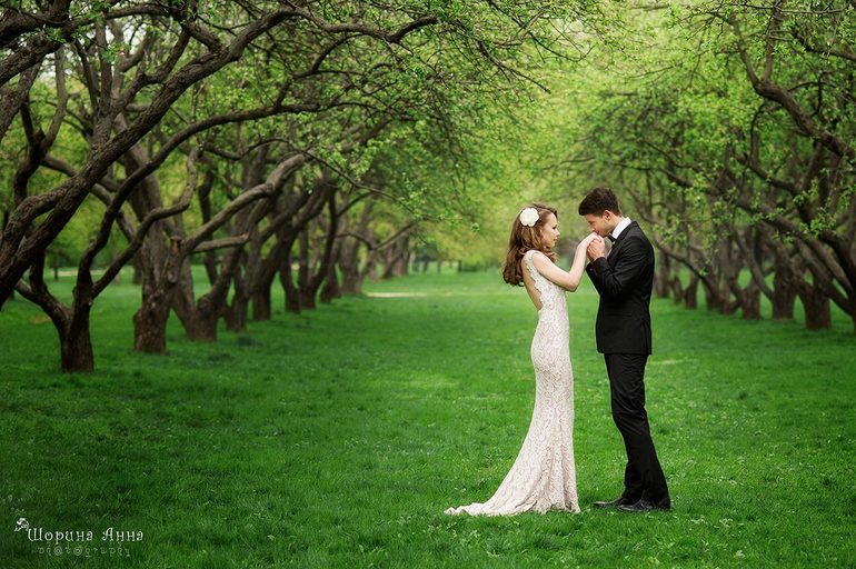 Стилизованная свадебная съемка