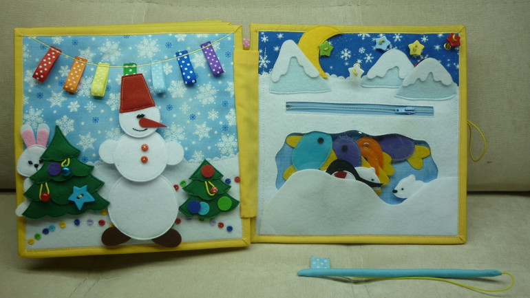 Развивающая книжечка для Ники!