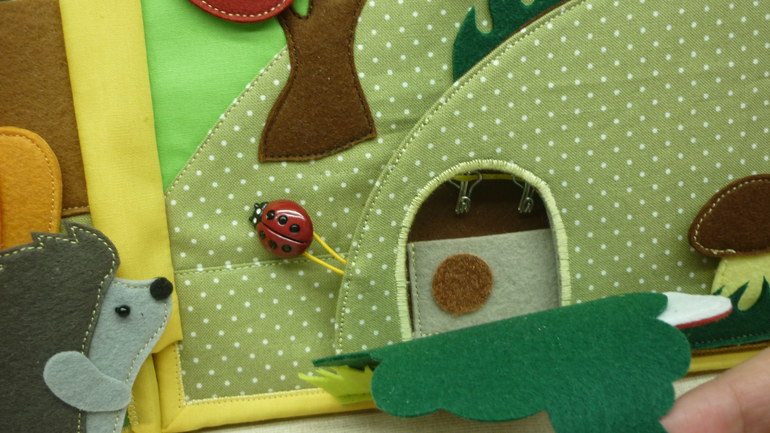 Развивающая книжечка для Ники!