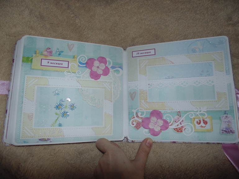 Альбом на первый годик для Варвары