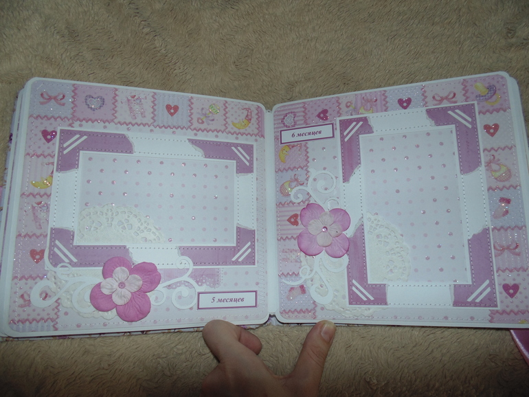 Альбом на первый годик для Варвары