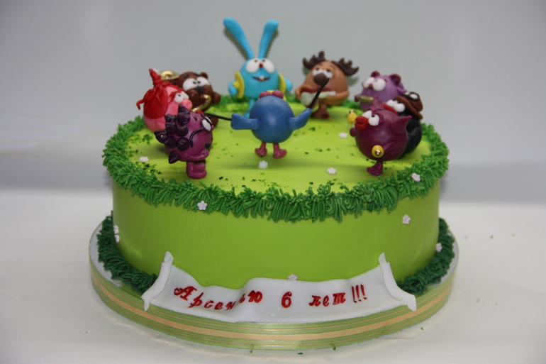 Торт СМЕШАРИКИ-ОРКЕСТР.