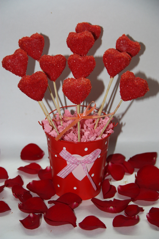 Кейкпопсы сердечки.