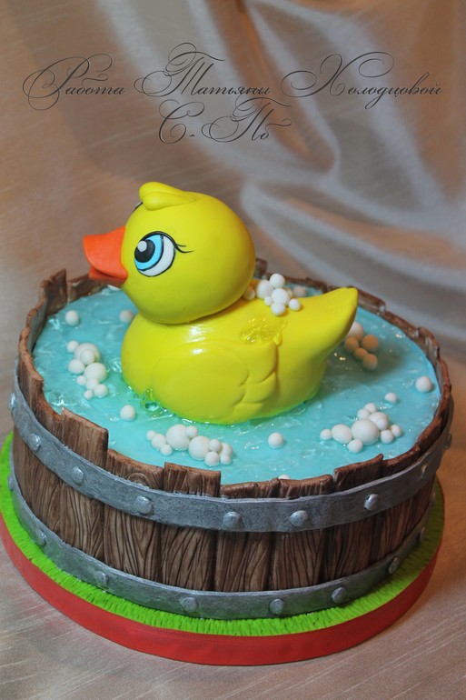 Уточка в кадушке