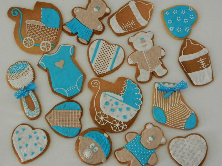 Печенье на рождение мальчика