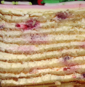 И опять торт для дочки:)