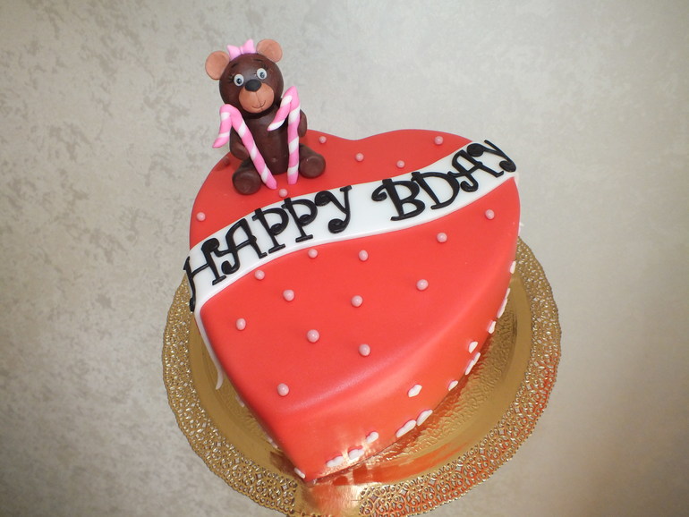 Сердечко девочке на 11 лет от любящих родителей