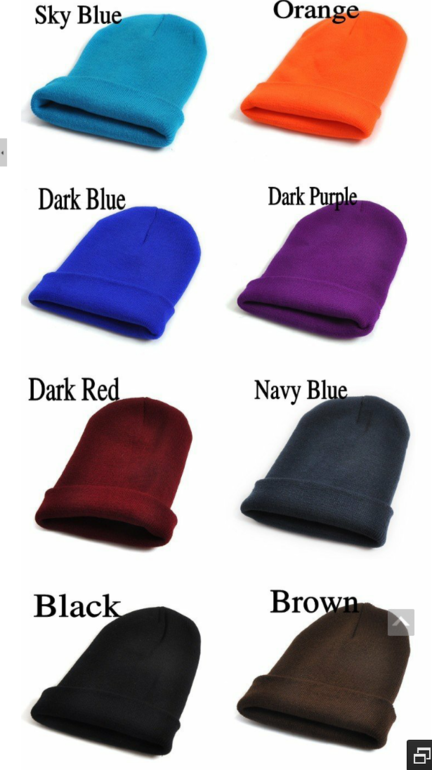 трикотажные неоновые шапочки, 20 цветов,  цена 195 руб! сразу на ваш адрес!