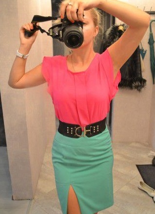 Шифоновые блузки 4 цвета, цена 395 руб! Сразу на ваш адрес! живые фото под катом!