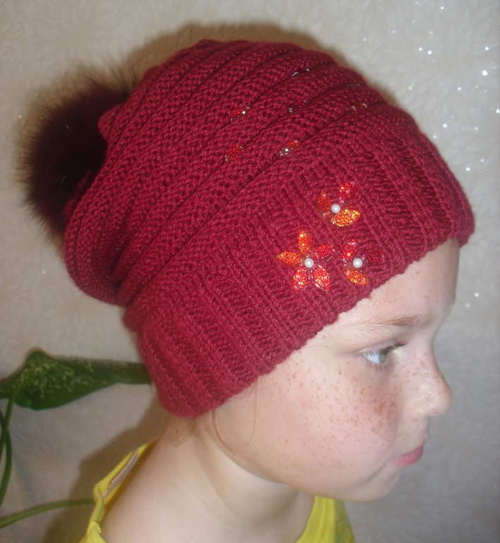 шапочка для дочки