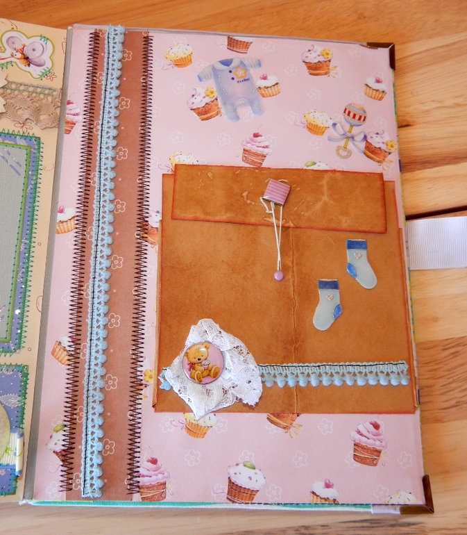 Скрап-альбом "Мой первый год" для маленького мальчика