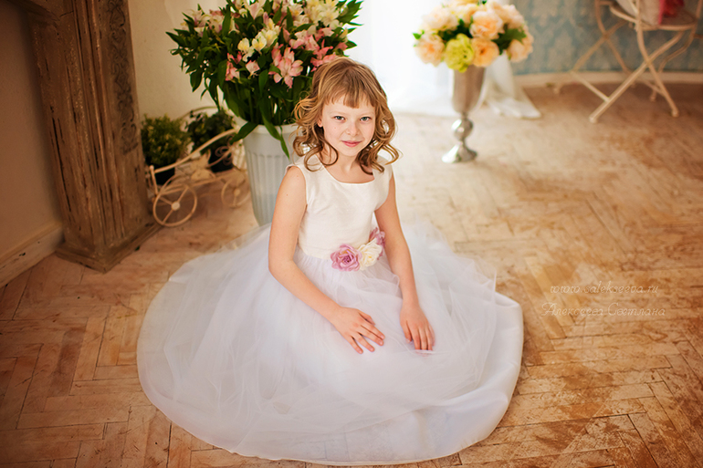 Мама и дочка. Весна