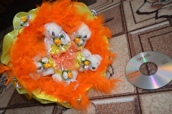 Букеты из мягких игрушек в наличии и под заказ