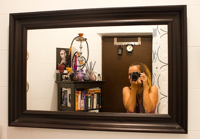 Home, sweet home. March, 14. In the mirrow