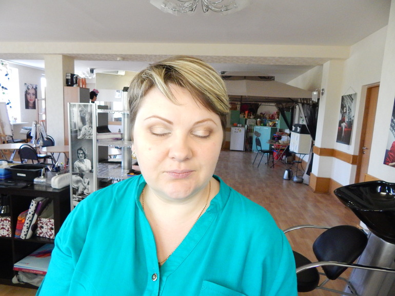 Первый практический урок макияжа