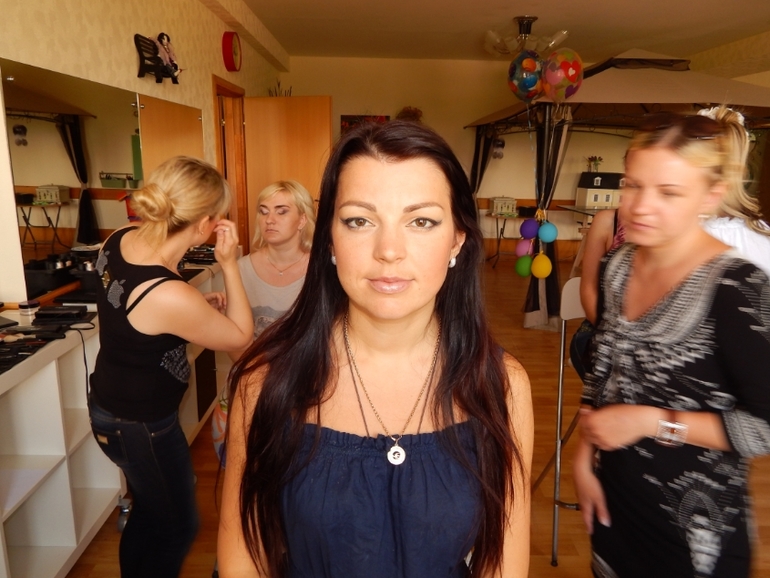 Макияж "разлет"