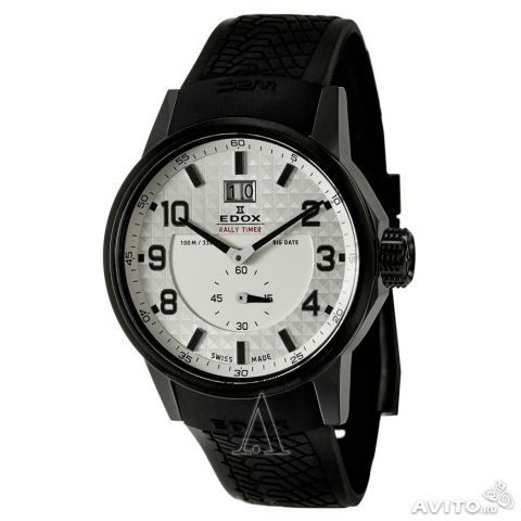 Новые швейцарские часы edox, оригинал.