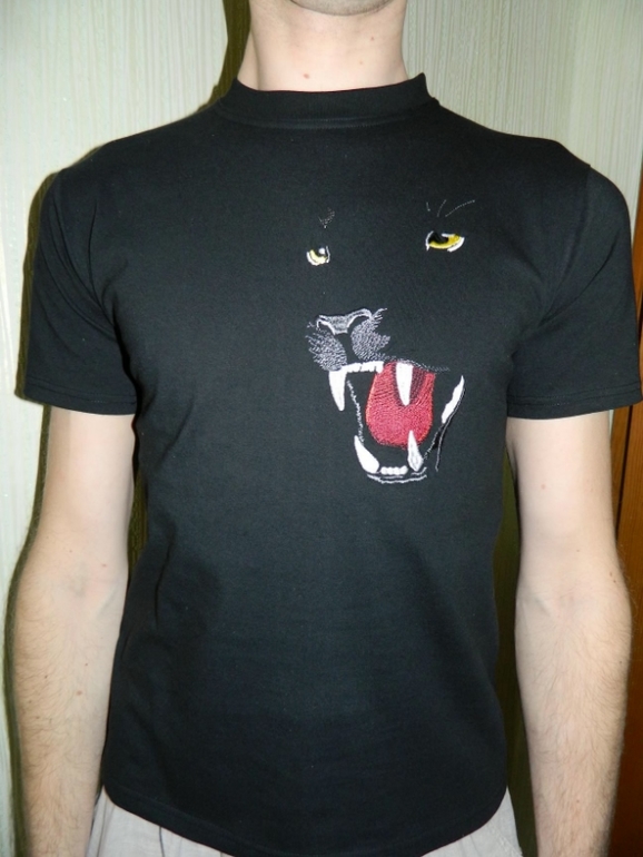 Футболка мужская "Черная пантера"