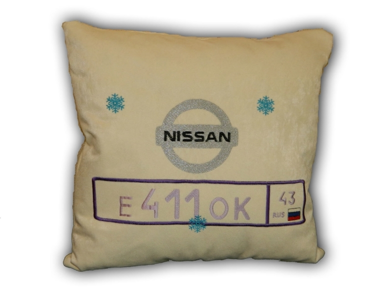 автоподушки, футболки с машинной вышивкой