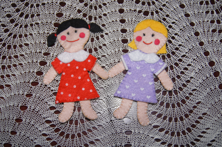 Как в детстве...только из фетра.