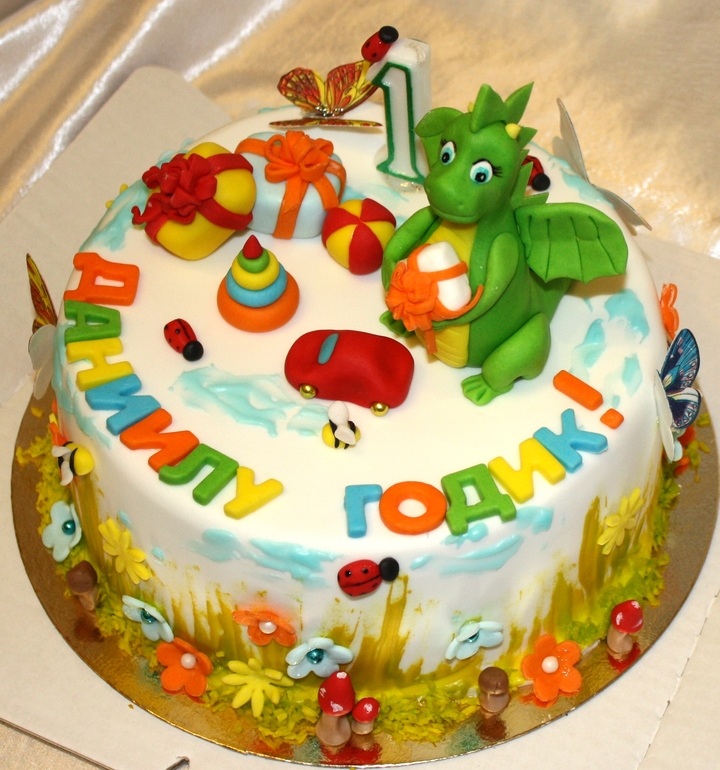 последние детские торты