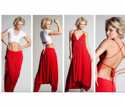 Платье трансформер(красного цвета)