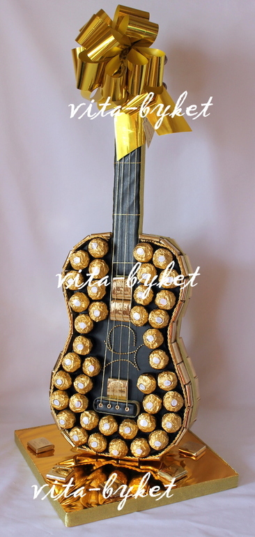 Vip подарок! Гитара из конфет!