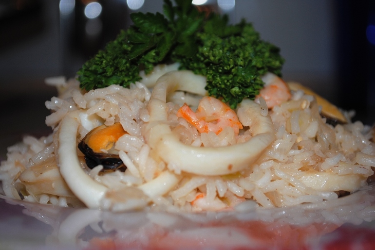 Рис с морепродуктами...почти паэлья