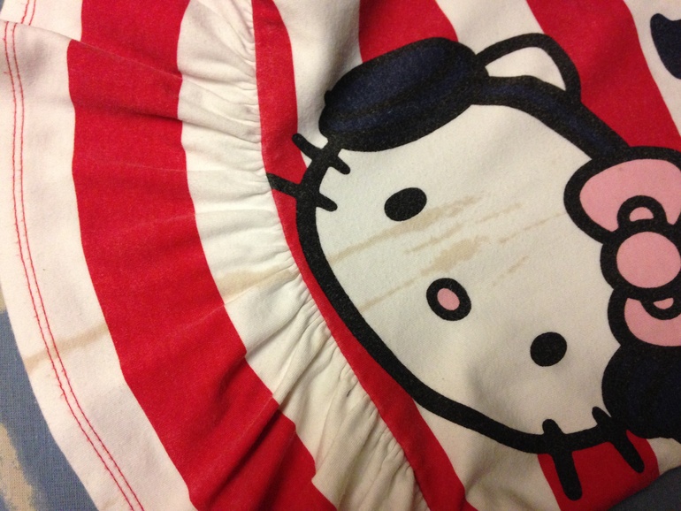 Как удалить пятна от чая?