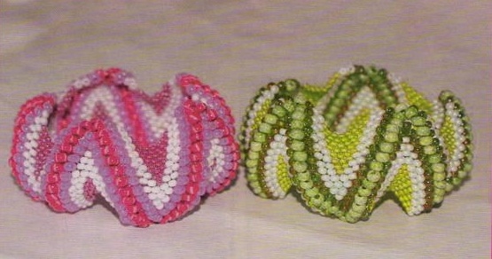 Браслет змейка. Схема плетения.