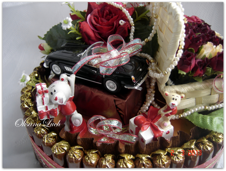 Торт конфетный "Чего хотят женщины".