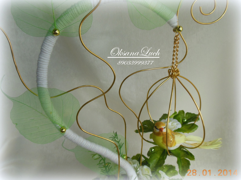 Топиарий с фантазией "Завитки златые, цепи"...