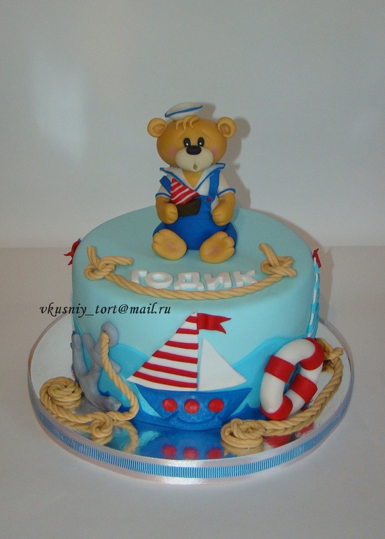 Морской торт на годик