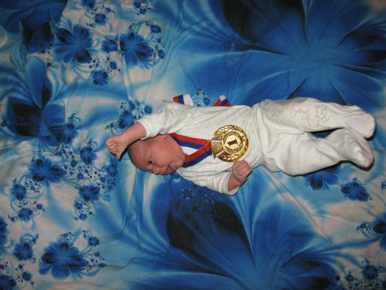 Урааа:-)мой папа чемпион!