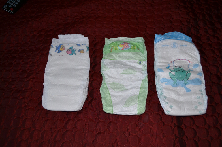 Бюджетные подгузы фирмы ONTEX (Aro, Fine Family,Helen Harper)