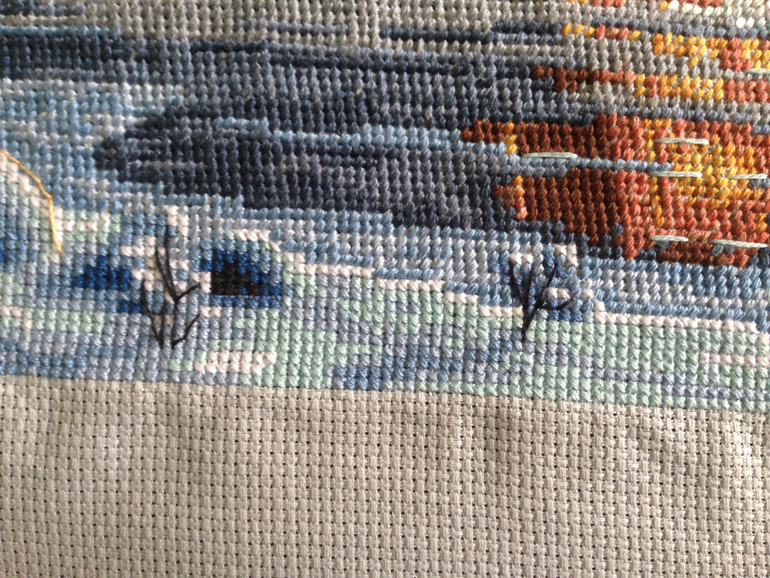 Моё "Северное сияние" Dimensions