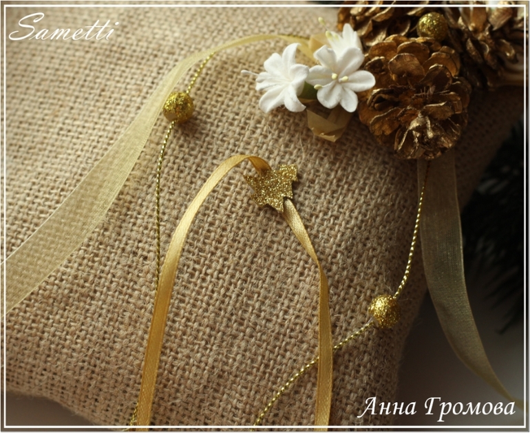 Букет из глины для зимней свадьбы и прочие аксессуары