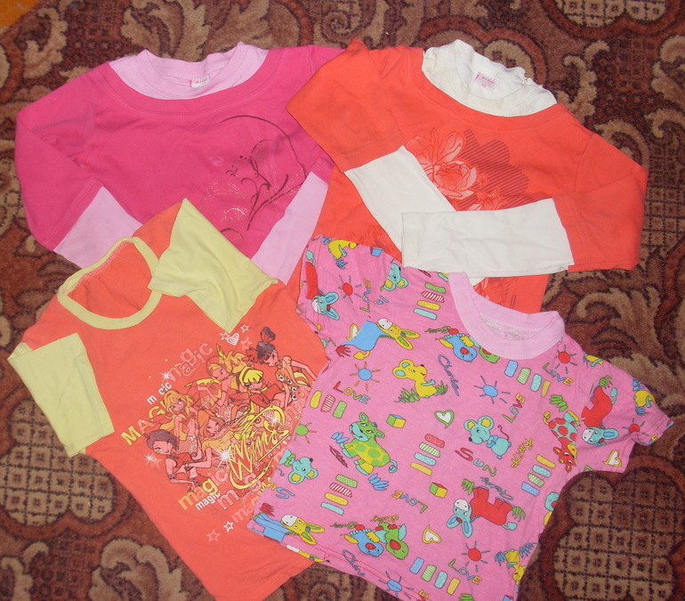 вещи на девочку 4-5 лет пакетом