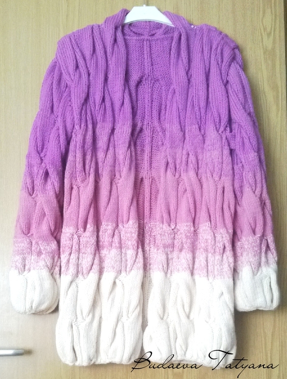 Кардиган" Розовое пирожное"