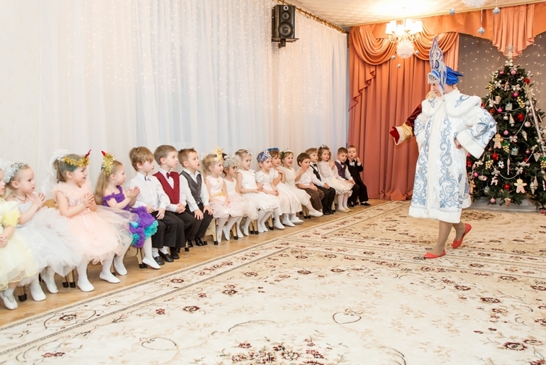 Фотосъемка новогоднего праздника в детском саду