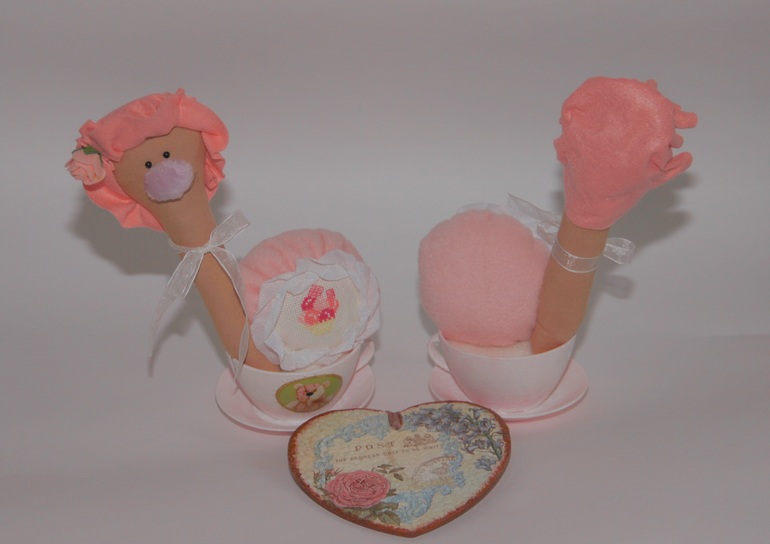 Чайные улитки и сердце