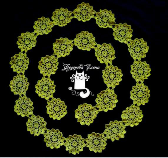 Пончо "Цветочные объятия"