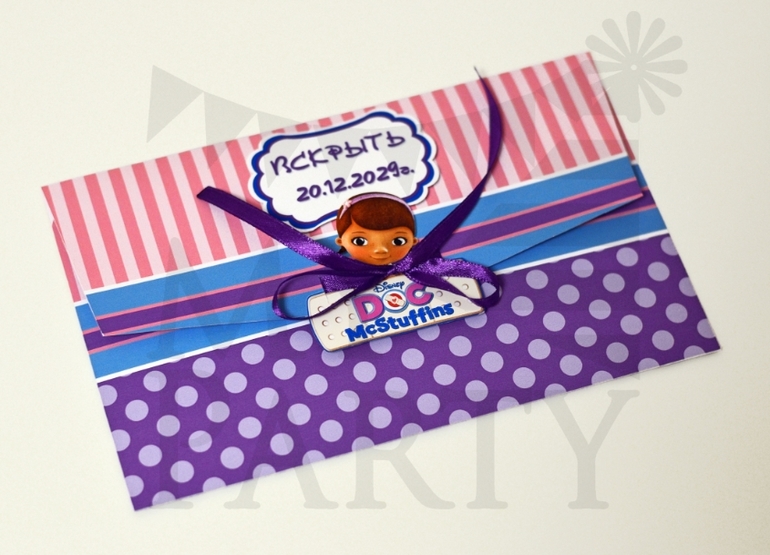 Оформление годовасия в стиле Doc McStuffins (по мультфильму Доктор Плюшева Disney)