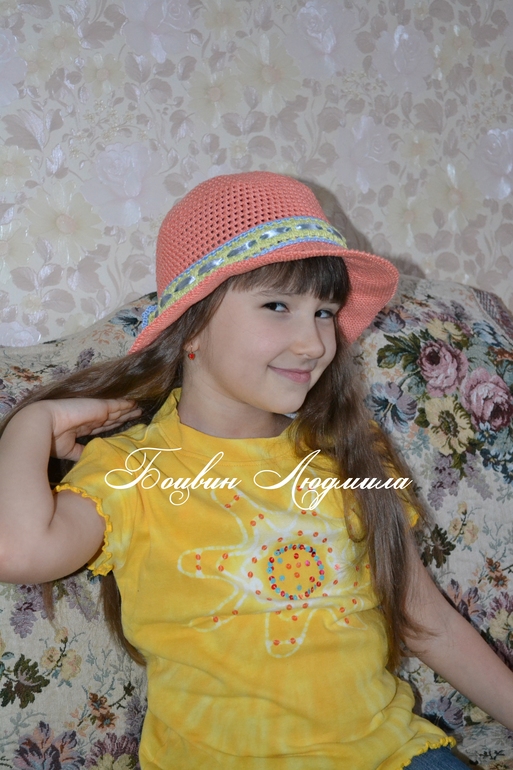 Шляпка крючком